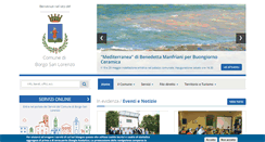 Desktop Screenshot of comune.borgo-san-lorenzo.fi.it